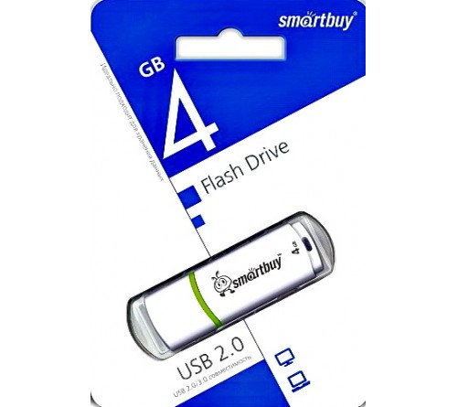 USB Флеш-Драйв    4Gb  Smart Buy Crown