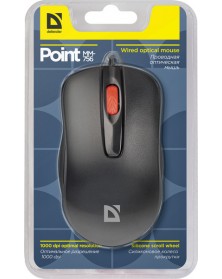 Мышь DEFENDER    756 Point          (USB, 1000dpi,Optical) Black Блистер