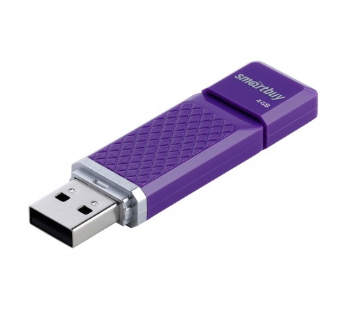 USB Флеш-Драйв    4Gb  Smart Buy Quartz Color Mix