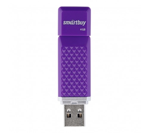 USB Флеш-Драйв    4Gb  Smart Buy Quartz Color Mix