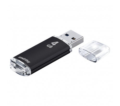 USB Флеш-Драйв    4Gb  Smart Buy V-Cut Color Mix