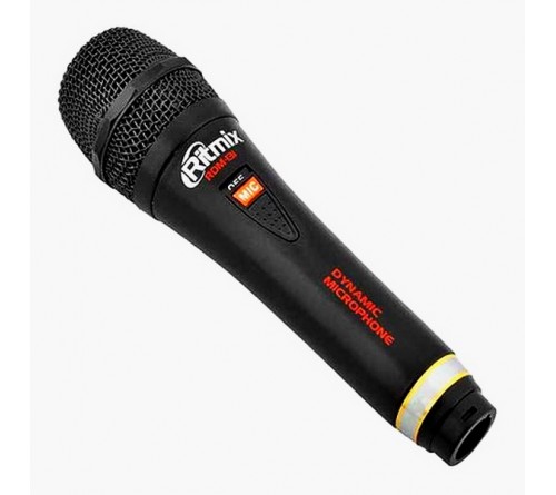 Микрофон  Ritmix RDM 131 Динамический для Караоке (Black) Шнур 3.0м