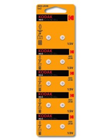 Батарейка Kodak   G 5        (10BL)  (393) LR754, LR48          (100/1000)..
