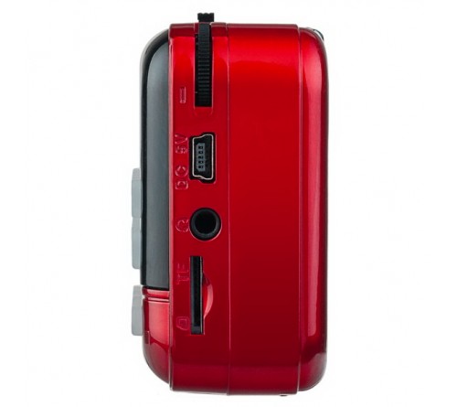 Радиоприемник-миниспикер Perfeo Aspen                             FM,MP3 USB,microSD 18650 Red (PF_B4058)