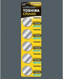 Батарейка TOSHIBA        CR2450  ( 5BL)(100)..