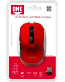 Мышь Smart Buy  200 AG-R               (Nano,1000dpi,Optical) Red Беспровод..