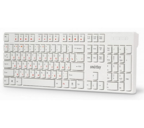 Клавиатура SmartBuy  SBK-238U-W                   (USB)         White