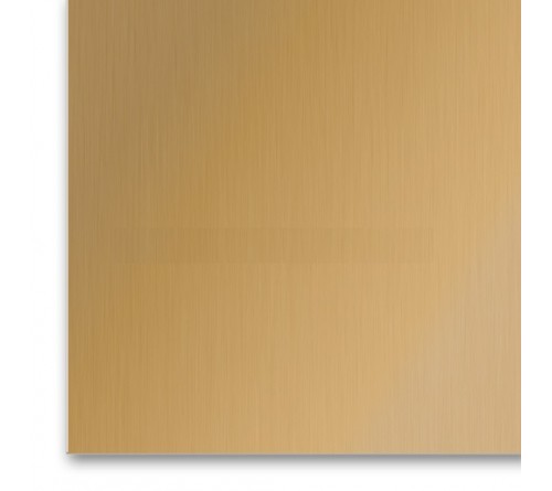 Металл золото шлифованное под сублимации, 305х610х0,5мм (SU33)