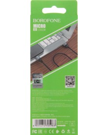 Кабель  USB - MicroUSB Borofone BX 28 1.0 m,3.0A Grey,коробочка Силикон..