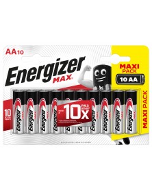 Батарейка ENERGIZER    LR6  Alkaline  (  10BL)(10/120) MAX 