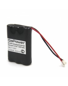 Аккумулятор радио/тел  GoPower  T207 - 3*3AAA PC1 NI-MH 600 mAh..