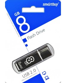 USB Флеш-Драйв    8Gb  Smart Buy Glossy..