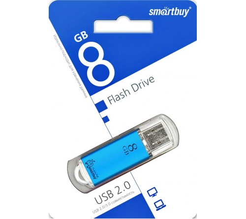 USB Флеш-Драйв    8Gb  Smart Buy V-Cut