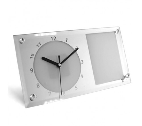 Часы стеклянные прямоугольные BL-11 16x30 см 										
