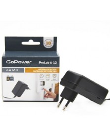 Зарядное устройство  GoPower ProLab 6-12 для свинцово-кислотных аккумулятор..