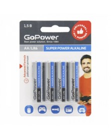 Батарейка GoPower          LR6  Alkaline  (  4BL)(48)(576)..