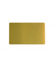 Бейдж для сублимации, 65х35мм, без окна и магнита, золото глянец ( по 10 шт..