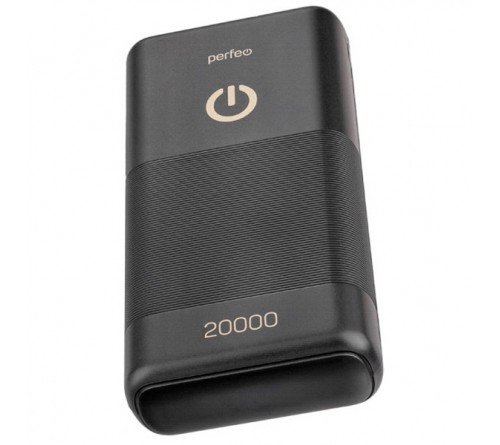 Внешний Аккумулятор Power Bank Perfeo Splash                                20000 mAh 2*USB 2.1A Black (PF_B4298)