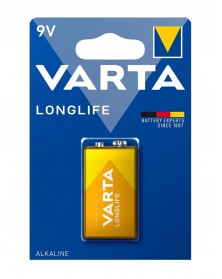 Батарейка Крона  VARTA            6LR61 (10)(50)  Блистер Longlife (4122)..