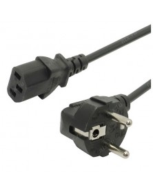 Кабель   Компьютер - Розетка 220V Aopen (ACE021-1.8M) 1.8 м, пакет, угловая..