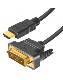 Кабель  Perfeo (D8001) HDMI A вилка - DVI-D вилка, длина 2 м. в пакете (  2..