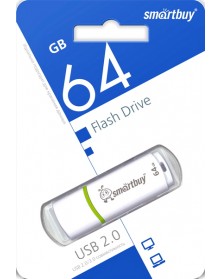 USB Флеш-Драйв  64Gb  Smart Buy Crown White