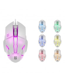 Мышь DEFENDER    982 Host           (USB, 1000dpi,Optical) White 7 цветов подсветки Блистер