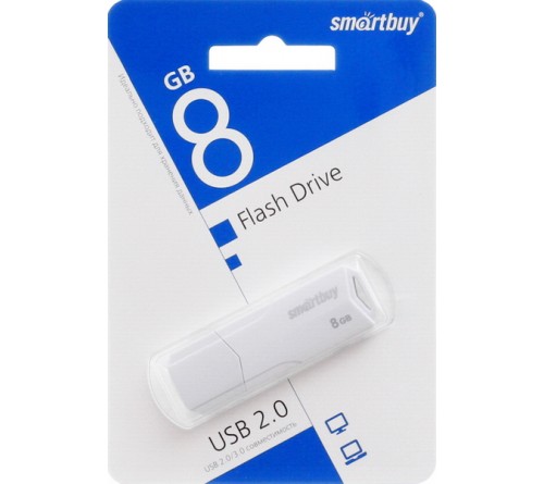 USB Флеш-Драйв    8Gb  Smart Buy Clue Color Mix