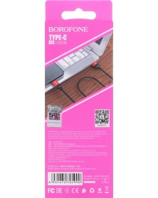 Кабель  USB - Type C Borofone BX 28 1.0 m,2.1A Red,коробочка Силикон