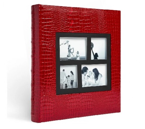 Ф/альбом ЯМ 500 ф.FA-EBBM500 - 861, кн.пер, иск.кожа, бордовый, классика              (6)