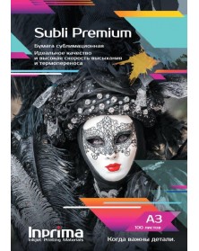Бумага сублимационная Inprima, Subli Premium A3 ..