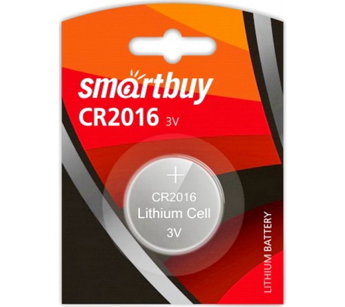 Батарейка SMARTBUY      CR2016  ( 1BL)(12)(720)