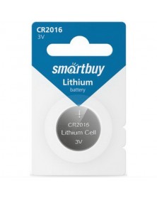 Батарейка SMARTBUY      CR2016  ( 1BL)(  12)(  720)..