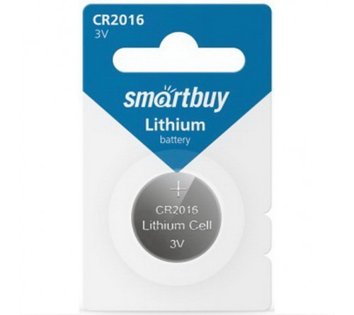 Батарейка SMARTBUY      CR2016  ( 1BL)(  12)(  720)