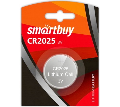 Батарейка SMARTBUY      CR2025  ( 1BL)(12)(720)