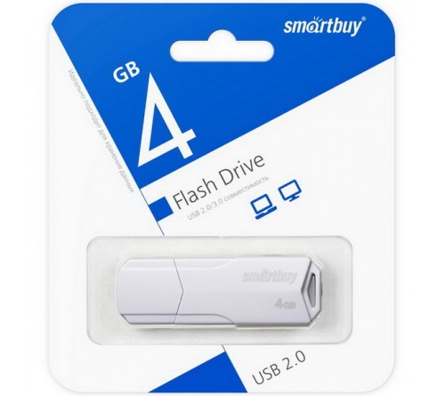 USB Флеш-Драйв    4Gb  Smart Buy Clue Color Mix