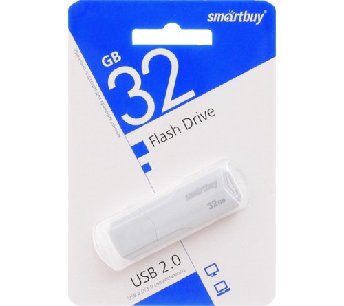 USB Флеш-Драйв  32Gb  Smart Buy Clue Color Mix