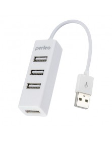 USB-концентратор Perfeo (PF-HYD-6010H White) 4 порта (PF_A4526)..