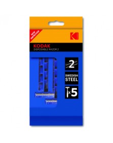 Одноразовые станки для бритья Kodak Disposable Razor 2 blue мужские синий 5 шт. 2 лезвия ( 30422544 )