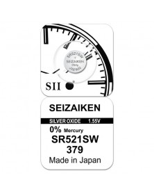 Батарейка SEIZAIKEN 379 (SR521SW) Silver Oxide 1.55V (1/10/100)..
