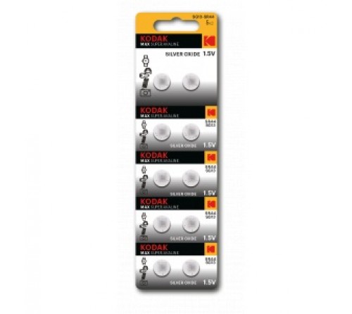 Батарейка KODAK    R357  SG13, SR1154, SR44 MAX Silver Oxid Button Celll  (10/100)