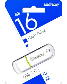 USB Флеш-Драйв  16Gb  Smart Buy Crown White..