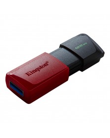 USB Флеш-Драйв128Gb  Kingston  DT Exodia M USB 3.2 Black-Red Сдвижной колпа..
