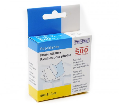 Fotografia  FPC-500  стикеры белые самоклеящиеся 500 шт.    (1/20)