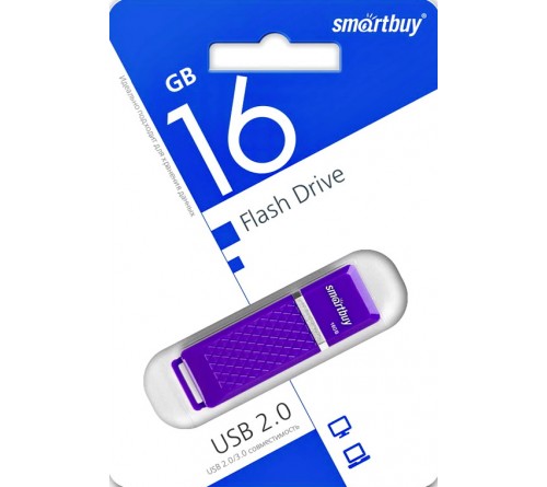 USB Флеш-Драйв  16Gb  Smart Buy Quartz
