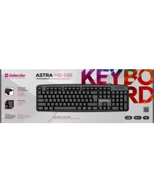 Клавиатура DEFENDER    588    Astra                (USB)         Black..