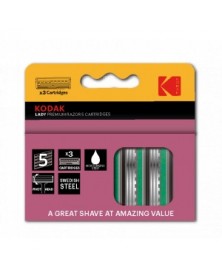 Сменные кассеты для бритья Kodak LADY Prem Razor 5 лезвий 3 штуки розовый (..
