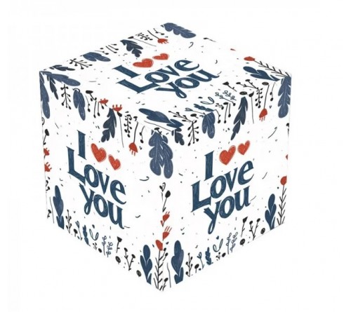 Подарочная коробка для кружки I love you Подарочная коробка для кружки I love you