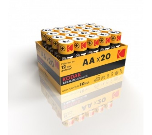 Батарейка KODAK             LR6  Alkaline  20 bulk XTRALIFE Alkaline (20)