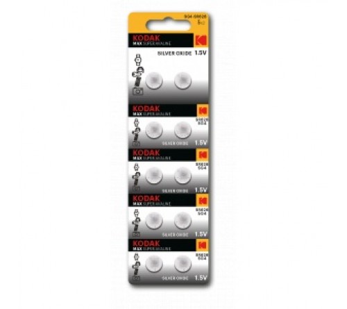 Батарейка KODAK    R377  SG4  SR626, SR66 MAX Silver Oxid Button Cell (10/100/2000)